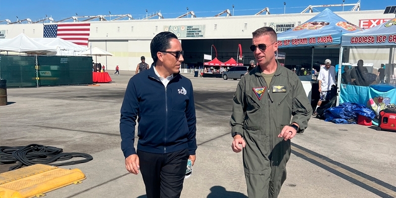 Miramar Air Show and Mayor Todd Gloria 2023