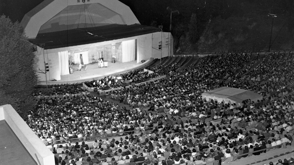 old photo of starlight bowl 