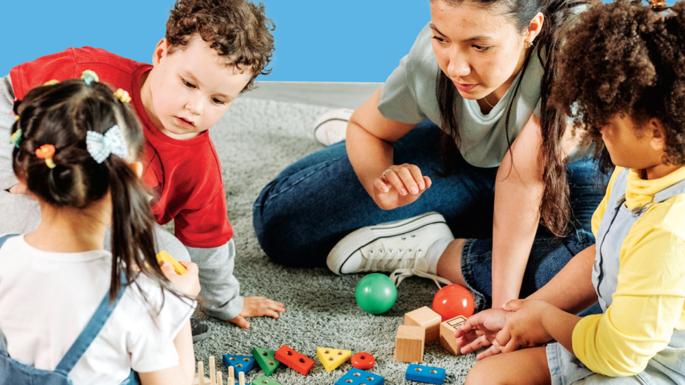 kids playing inside