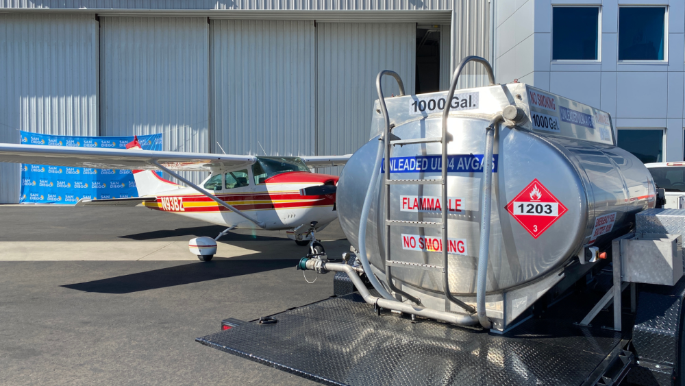 plane and fuel