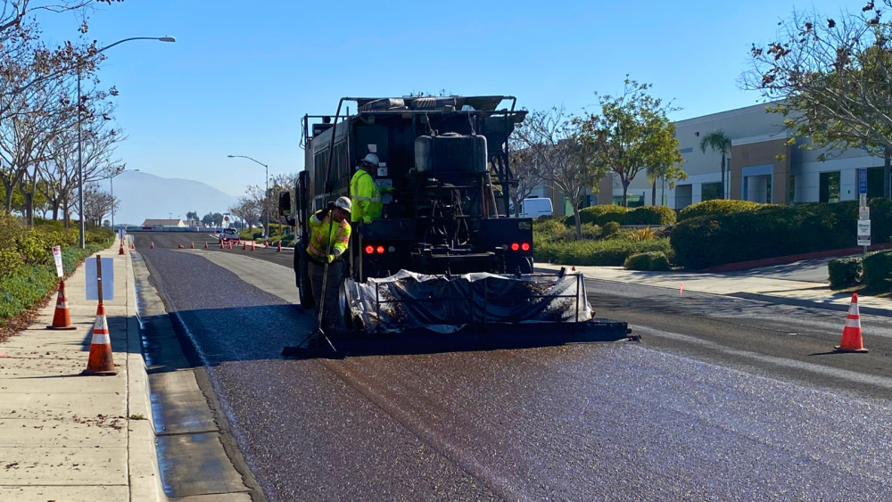 crews slurry sealing