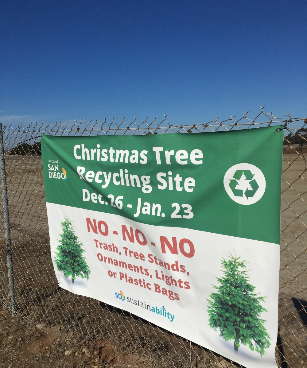 Christmas Tree recycling program