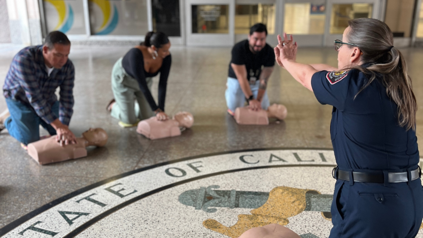 CPR training